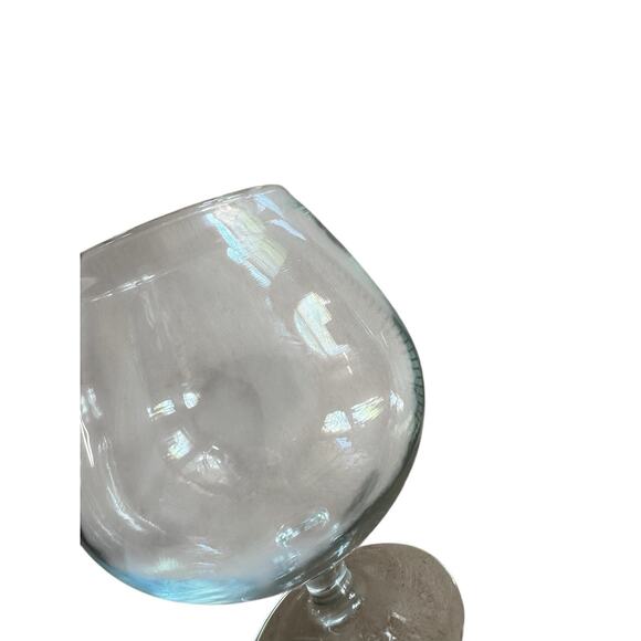 VTG Brandy Snifter 8 oz Glass Socializing Leisure 6" Cognac Cigar Man Cave Retro - Picture 6 of 8